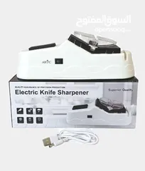  4 جهاز شحذ السكاكين الكهربائي – أداة سريعة، عملية، وآمنة 100 شحذ سريع بدقة عالية .