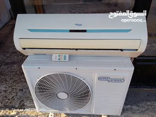 2 مكيف سوبر جنرال طن ونص روتلي اقتصادي بالكهرباء للبيع بسعر 79 دينار للتواصل