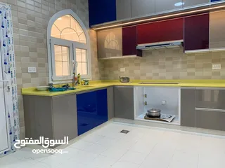  18 7 BHK new villa and big with elevator for rent located mawaleh 11