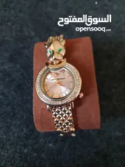  3 ساعة Emporio Armani فخمة بتصميم فهد ، GUESS