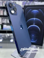  2 iPhone 12 Pro Max (256) ايفون 12 برو ماكس مستعمل بحالة الوكالة مش مفتوح او مصلح معه الكرتونة الاصلية