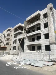  5 شقة دوبليكس اخير مع روف 155 م وترس 50 متر قيد الانشاءباطلالة مميزة للبيع في البنيات قرب مدارس الحصاد