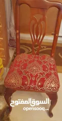  3 كراسي سفره  عدد 6  زان