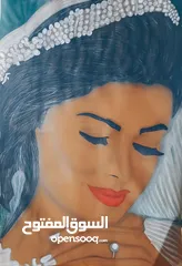  4 لوحات سريالية اصلية بأحجام كبيرة
