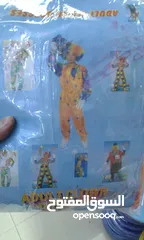  3 كلاون للبيع مقاسات كبيره مع القناع والباروكه