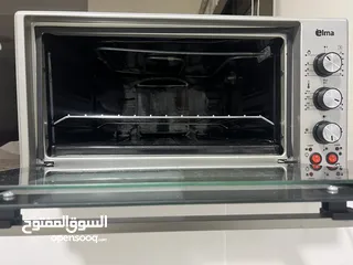  1 فرن كهربائي Elma صناعه تركيه مستعمل مده بسيطه جدا لا تتعدي 3 شهور بحاله جيده جدا