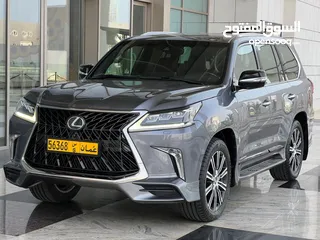  1 للبيع لكزس570 LX موديل 2019 رقم1 فول سوبر سبوت كراسي بلاك اديشن السياره