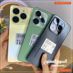  2 جهاز جديد بالكرتونة Spark 20 pro رام 16 جيجا 256 مكفول سنة متوفر توصيل