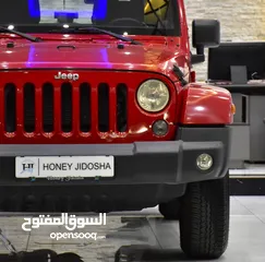  3 Jeep Wrangler Sahara ( 2014 Model ) in Red Color GCC Specs