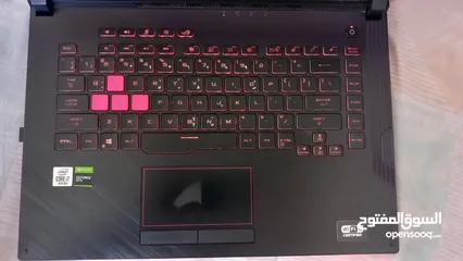  4 لابتوب الألعاب ASUS ROG Strix G15 G512LI (بحالة ممتازة)