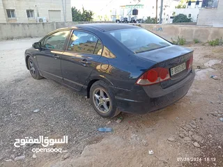  7 هوندا سيفك 2007 مطور 1800 زجاج كهرباء  مكيف  بودي نظيف