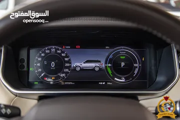  17 Range Rover Sport 2021 Hse Plug in hybrid  Black edition    السيارة وارد المانيا