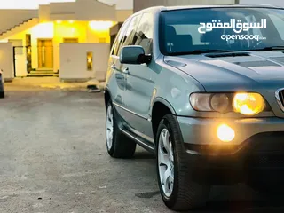  12 BMW E53 X5 /4.4 بي ام اكس فايف اللون تركوازي محرك 8/44 دينمو أمية توماتك دبل ماشيا 223.0