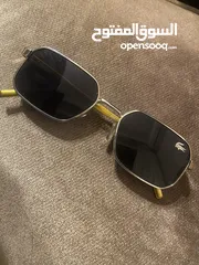  1 نظارة Lacoste للبيع اصلية 100%