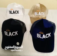  2 كابات وطواقي صيفية مخمل وزبده وشبك