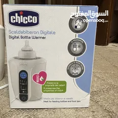  1 جهاز تسخين الرضاعة للبيبي ديجيتال Chicco bottle    السعر 20 دينار warmer