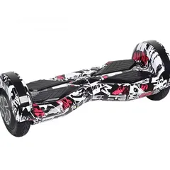  4 الآن لدى island toys سكوتر التوازن بتصميم رخامي مع عدة الوان  hoverboard مقاس العجلات 8.5 انش