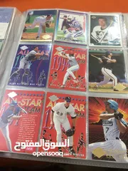  7 بطاقات رياضة رسمية panini and Topps