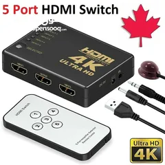  1 موزع خمس مداخل HDMI