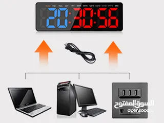  4 تايمر جيم مؤقت رياضي ساعات ديجتال صالات رياضية للياقة البدنية بشاشة كبيرة مع جهاز تحكم عن بعد لتماري