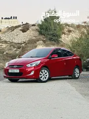  1 هيونداي اكسنت 2017 / سعر مميز وحررررق / فحص نخب/ لون مميز / فل اضافات بدون فتحة / ترخيص وتامين ساري