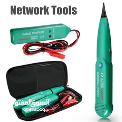  5 فاحص اسلاك Telephone Tracer Network LAN Cable Tester Tracker Kit Electric Find N