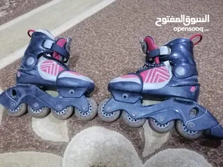  2 سكيت أربعة عجال مستعمل بحاله ممتازه