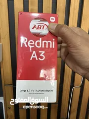  4 Redmi A3 ram 4gb memory 128 gb all color new