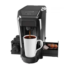  1 ماكينة Lepresso متعددة كبسولات الشاي والقهوة (LPMFCMSBK)  Lepresso Multi Capsule Tea and Coffee