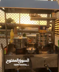  2 عرباي قهوة +ذرة 3 عيون للبيع
