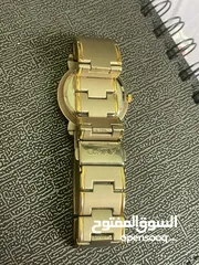  2 ساعة dmax رجالية فضي و ذهبي عقارب عادية