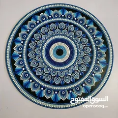 17 Wall hanging, painted by hand, can be ordered in desired size and color. Cooperation with stores