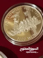  5 مجموعة اصدار خاص للالعاب الاوليمبية في كوريا عام 1988  Special collection for the 1988 Olympics