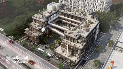  7 محل تجاري في منطقه 390 فدان في حداىق أكتوبر بجوار ابني بيتك السابعه و مشروع 557 عماره