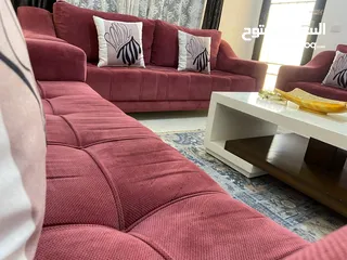  4 أطقم كنب وكورنرات خشب سويد ثقيل جدا اسفنج دانلوب والضهر هولو طبي الارضيات كوشوك متينه