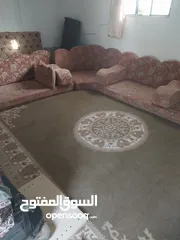  4 ديوانيه مع سجاده للبدل على طقم ريتال او مرس