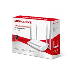  1 راوتر 300Mbps Enhanced Wireless N Router   MERCUSYS  عدد 4 انتين