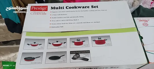  4 dinner set  cookware set nonstick cookware set  food processor  toaster  air fryer