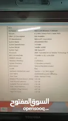 4 لابتوب توشيبا جديد للبيع غير مستخدم وبي مجال