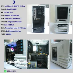  3 حواسيب ( مكتبيه, التصميم والإخراج) - Desktop PC