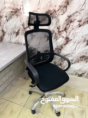  13 كرسي مدير شبكي طبي مميز مع مسند رأس متحرك يتحمل اوزان مناسب للشركات و المكاتب الفخمه