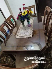  1 طقم سفرة شبه مستعمل