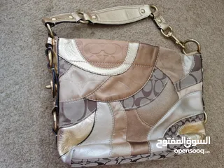 5 حقيبة كتف ماركة كوتش كالجديدة