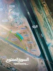  2 قطعة ارض الجيزة على شارع العقبة