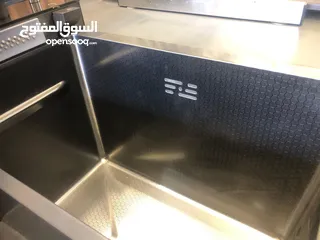  6 مجلى شلال بيانو ستانلس أسود مصفح الأصلي ليس التقليد خصم حصري