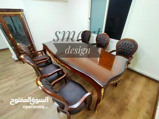  22 ترابيزة اجتماعات (خشب زجاج مودرن كلاسيك اثاث مكتبي) -meeting table