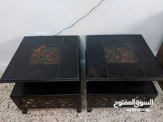  4 طقم كنب مستعمل مع طاولات للبيعطقم كنب مستعمل مع طاولات للبيع حط سعرك والله يباركلك