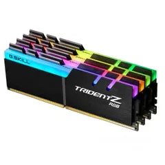  5 G.SKILL F4-3200C16Q-32GTZR Trident Z RGB Series 32 GB (8 GB x 4) DDR4 3200 MHz PC4-25600 CL16 Dual C