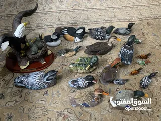  13 تحف لطيور كندية - مجموعة 20 قطعة - تم شراءها من كندا