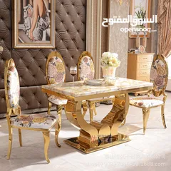  13 solid wood  leather dining table